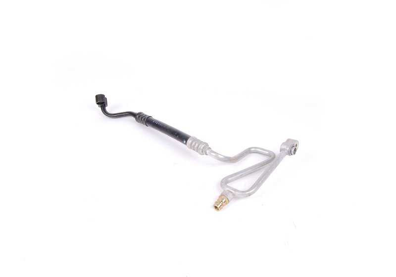 Tubería de alta presión del compresor al condensador OEM 64538370633 para BMW E38. Conducción del gas del aire acondicionado. Original BMW.
