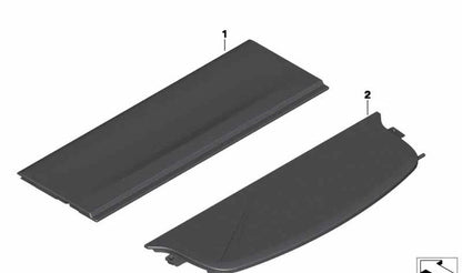 Cortinilla cubremaletero OEM 51477369588 para BMW X4 F26. Original BMW.