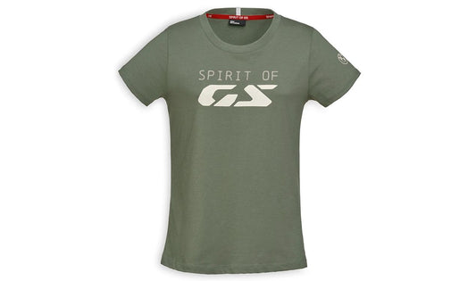 Camiseta Spirit of GS verde talla XS OEM 76615A81224 para BMW. Original BMW Motorrad.