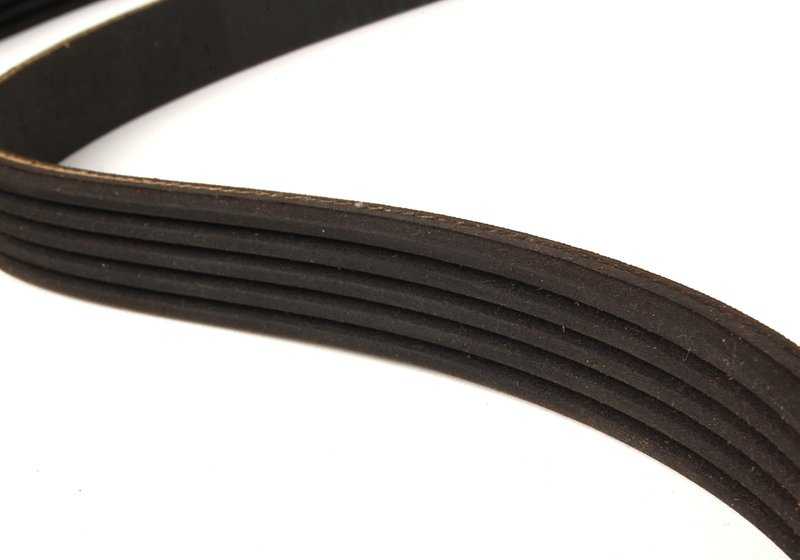Correa poli V OEM 11281733708 para BMW E32 y E31. Compatible con el sistema de transmisión de accesorios (bomba de agua y compresor de aire acondicionado). Producto original BMW.