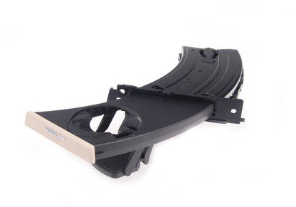 OEM 51459174143 deixou Portavasos para BMW E92, E92N, E93, E93N. Cor cromo/bege. BMW original.