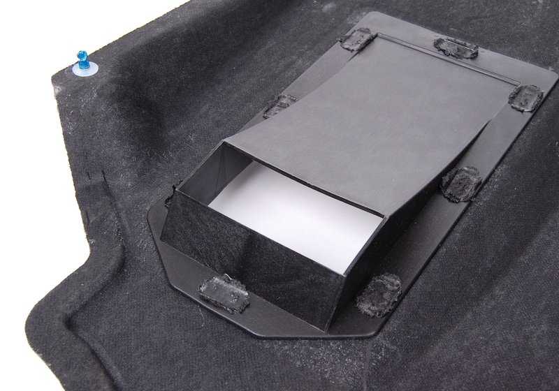 Front engine compartment protection for BMW 5 Series E60, E60N (OEM 51717200846). Original BMW