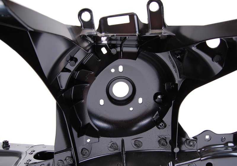 OEM 4117075123 Etapa da roda dianteira esquerda para BMW E60 e E61 (todos os modelos compatíveis). BMW original.