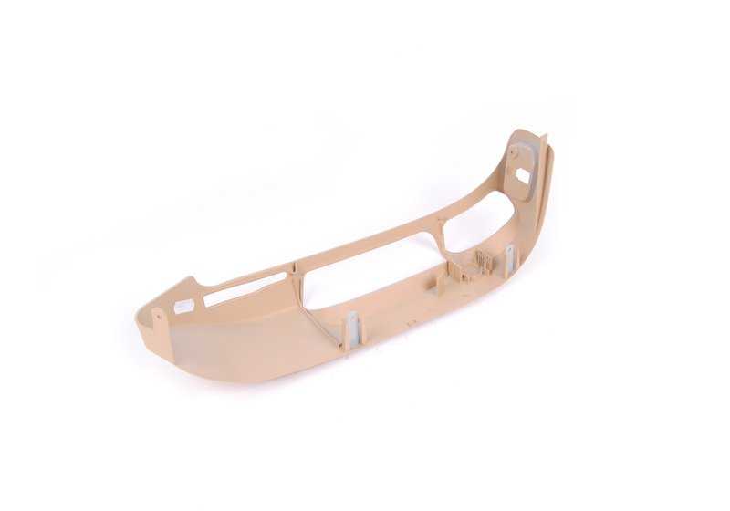Cubierta exterior color beige OEM 52107057991 para BMW E39 y E38. Pieza original BMW. Ideal para renovar o reemplazar la tapa lateral del asiento delantero.