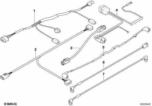 CIC - USB -Kabel für BMW E60N, E61N (OEM 61119228268). Original BMW
