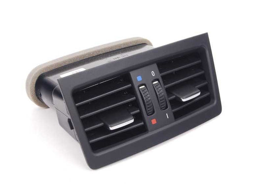 Rejilla de ventilación trasera OEM 64227210639 para BMW E90, E90N, E91, E91N. Pieza original BMW.