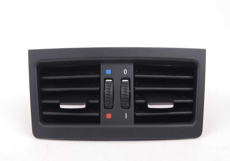 Rejilla de ventilación trasera OEM 64227210639 para BMW E90, E90N, E91, E91N. Pieza original BMW.