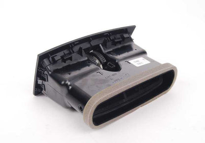 Rejilla de ventilación trasera OEM 64227210639 para BMW E90, E90N, E91, E91N. Pieza original BMW.
