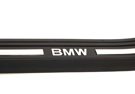 Cubierta del umbral trasero izquierdo OEM 51478178123 para BMW E39. Original BMW.