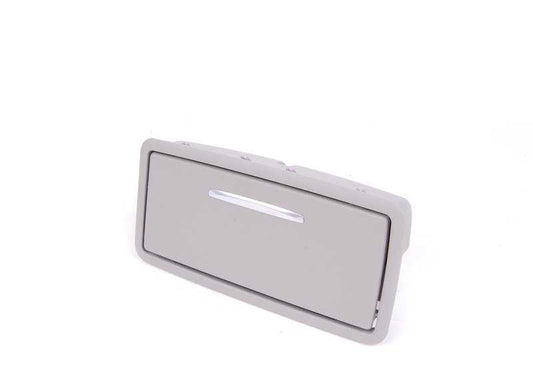 Soporte para gafas color gris OEM 51443427263 para BMW Z4 E86 3.0si y Z4 M3.2 (producción 2006-2008). Accesorio interior original BMW.