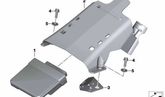 Soporte mecanismo de mando OEM 61117712566 para BMW Motorrad G450X (K16). Original BMW Motorrad.