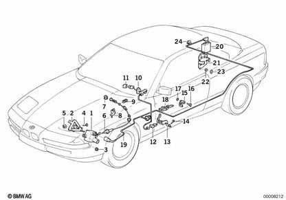 Vite a piastra esagonale per BMW E46, E24, E31 (OEM 0711916987). BMW originale