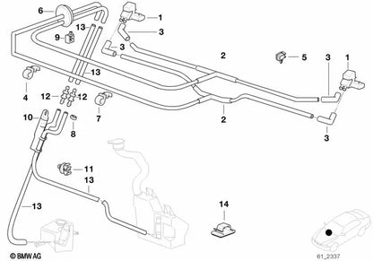 Conector para BMW E38 (OEM 61668369078). Original BMW.