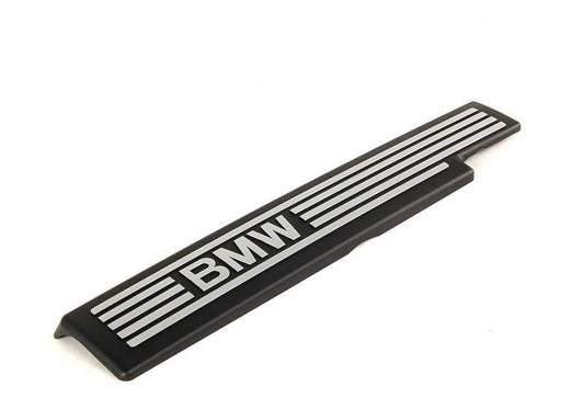 Tapa embellecedora motor OEM 11617535847 para BMW E81, E82, E87. Compatible con modelos 125i y 130i con motor N52K. Original BMW.
