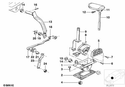 Interruttore del cambio OEM 61311359721 per BMW 316, 318, 320 (E21) con cambio automatico. BMW originale.