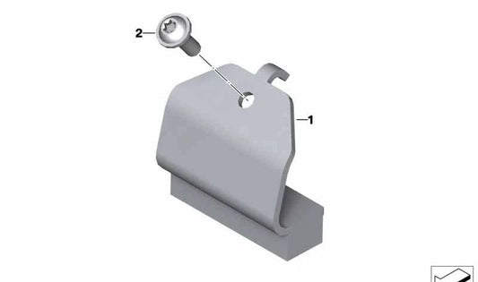 Prise en charge de la batterie OEM 61211600137 pour BMW Motorrad R 20, R 23, R 24, R 25, R 25/2, R 25/3, R 26, R 27, R 51/3, R 67, R 67/2, R 67/3, R 68, R 69. BMW Motorrad d'origine.