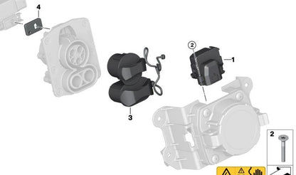 Tapa embellecedora OEM 61139343122 para BMW i3 (I01). Original BMW.