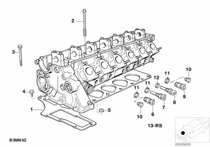 Juego de Tornillos para Culata para BMW E36, E46, E34, E39, E60, E61, E38, E65, E83, E53 (OEM 11129067790). Original BMW