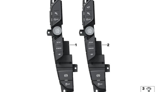 Módulo de control consola central OEM 61319504970 para BMW G87, G80, G82. Original BMW.