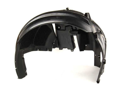Cubierta del paso de rueda delantero derecho OEM 51717033750 para BMW E60, E61. Original BMW.