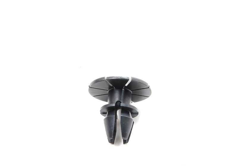 OEM distance clip 51717066226 for BMW E60, E60N, E61, E61N, E63, E63N, E64, E64N. Original BMW piece for lateral skirt moldings and wheel step.