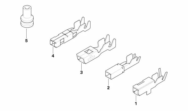 Terminal eléctrico OEM 12527543260 para MINI R50, R53, R56, Clubman R55, Cabrio R52/R57, Coupé R58, Roadster R59, Countryman R60, Paceman R61… y más. Original MINI.