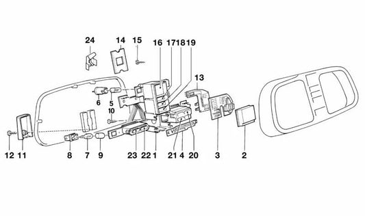 Cubierta de protección OEM 62111459473 para motos BMW K 75, K 100, K 1, K 1100 RS, K 1100 LT... y más. Original BMW Motorrad.