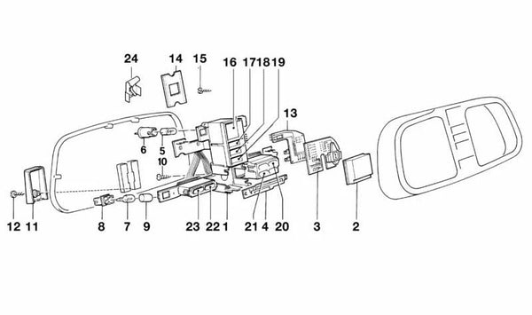 Cubierta de protección OEM 62111459473 para motos BMW K 75, K 100, K 1, K 1100 RS, K 1100 LT... y más. Original BMW Motorrad.