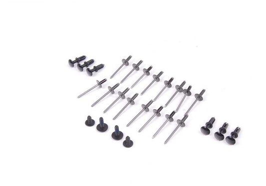 OEM inner ceiling fixing kit 54318410918 for BMW Z3 {E36: Z3 1.8, Z3 1.9, Z3 2.0} Compatible with manual and automatic models. Original BMW.