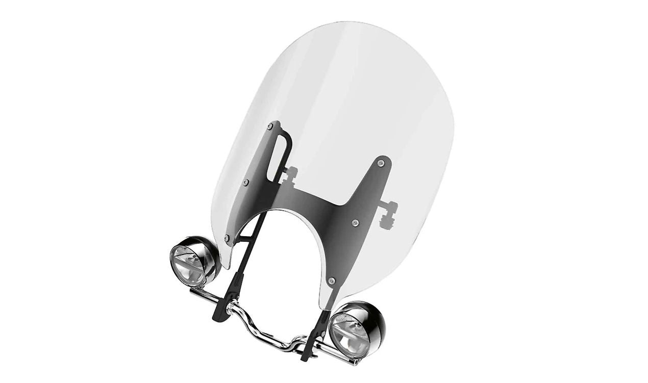 Parabrisas claro OEM 46639480730 para motos BMW R 18, R 18 Classic, R 18 Roctane. Original BMW Motorrad.