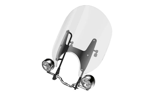 Parabrisas claro OEM 46639480730 para motos BMW R 18, R 18 Classic, R 18 Roctane. Original BMW Motorrad.