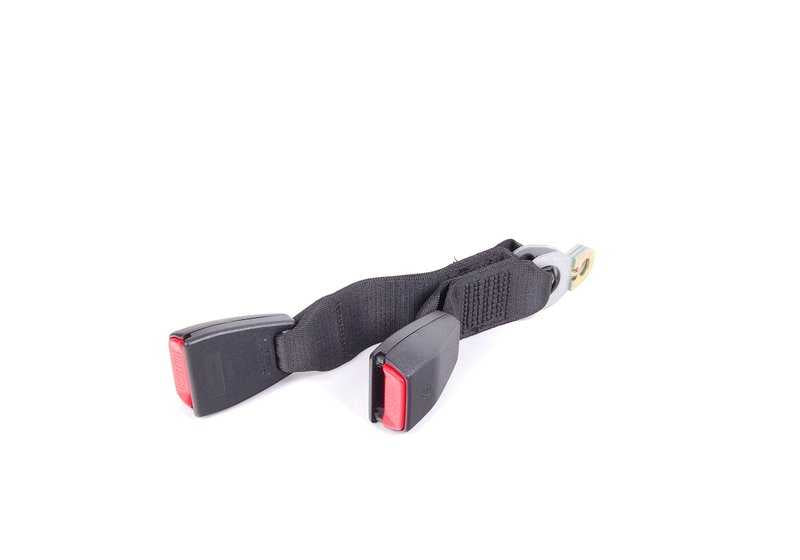 Cinturón de seguridad trasero derecho OEM 72118233292 para BMW E46. Repuesto original BMW.