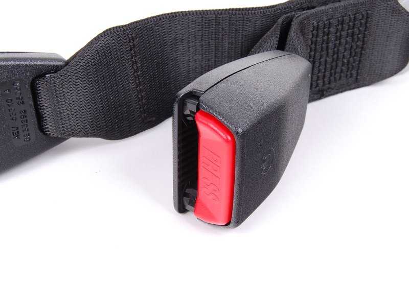 Cinturón de seguridad trasero derecho OEM 72118233292 para BMW E46. Repuesto original BMW.