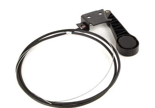 Accionador apertura capó delantero OEM 51231868556 para BMW E28 {518, 518i, 520i}. Original BMW.