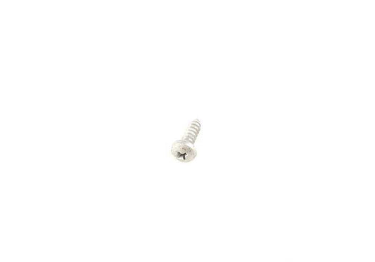 Tornillo chapa OEM 07119904185 para BMW E30, E38, E39, E70, E83, E85. Apto para múltiples componentes como paragolpes, maletero o electrónica. Original BMW.