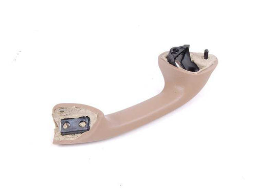 Maneta interior derecha OEM 51418398736 para BMW E36 y Z3. Color beige. Pieza original BMW.