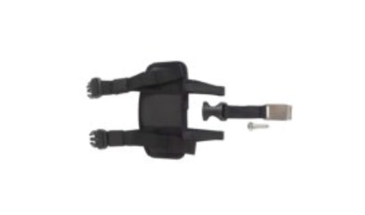 Anclaje para bolsa sobredepósito OEM 77455A31319 para BMW Motorrad R1200GS (K50), R1200GS Adventure (K51), R1250GS, R1250GS Adventure. Original BMW Motorrad.