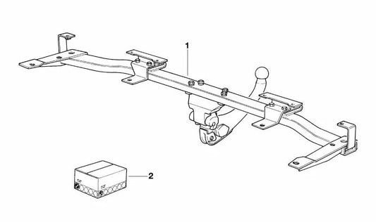 Set di componenti elettrici per la serie BMW 7 E32 (OEM 71609061618). BMW originale