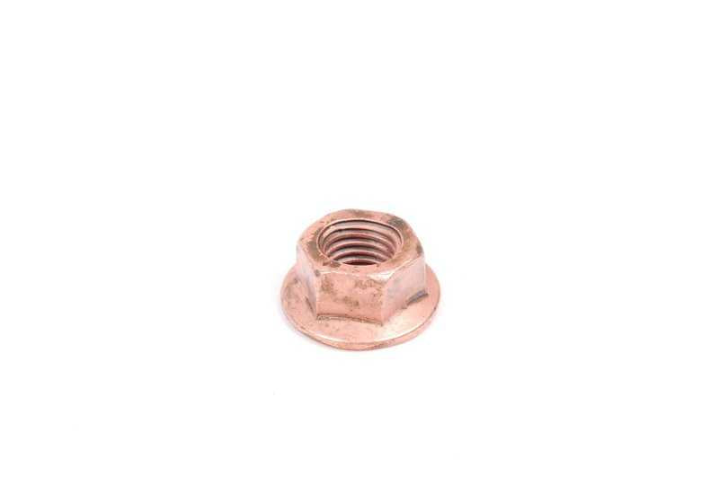 Tuerca hexagonal OEM 18307530972 para BMW E60, E61, F10, F11, F18, E63, E64, E65, E66, F01, F02, E83, F25, E70. Original BMW. Ideal para catalizador, colectores y sistema de escape.