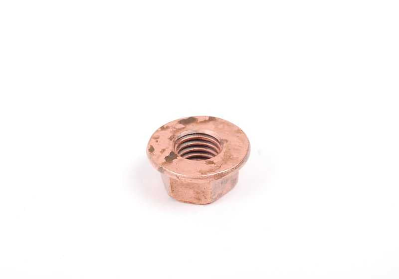 Tuerca hexagonal OEM 18307530972 para BMW E60, E61, F10, F11, F18, E63, E64, E65, E66, F01, F02, E83, F25, E70. Original BMW. Ideal para catalizador, colectores y sistema de escape.