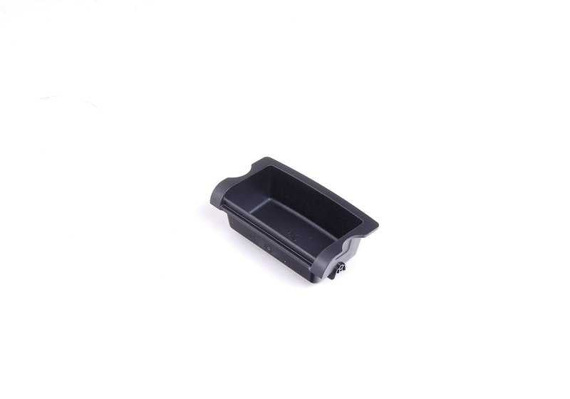 Bandeja organizadora reposabrazos OEM 51169213657 para BMW F10, F11, F18. Original BMW.