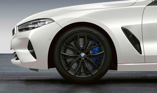 Rueda completa de invierno 19" estilo M Doble Radio 786 con neumático Runflat Pirelli para BMW G14, G15, G16. Original BMW. OEM 36115A24011.