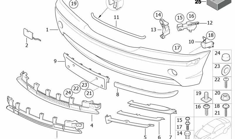 OEM 5117030593 Rondella di fissaggio per BMW E46 316i (M43 e N42). Compatibile con modelli manuali e automatici. BMW originale.