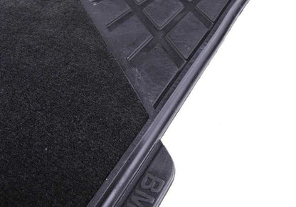 Alfombrillas de tela OEM 51472293352 para BMW F30, F31, F34, F35, F80. Original BMW.