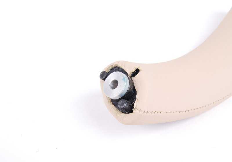 Maneta interior de puerta izquierda color crema OEM 51418267973 para BMW Z8 (E52). Original BMW.