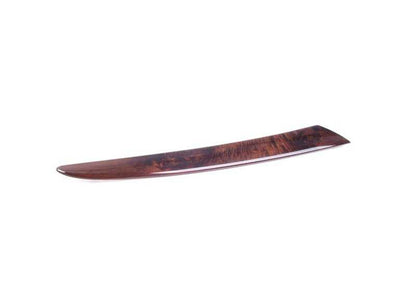 Moldura interior puerta delantera derecha en madera de álamo oscura OEM 51418261742 para BMW E53. Original BMW.