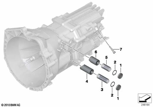 Block Pield für BMW E81, E82, E87, E88, E90, E91, E92, E93, E60, E61, E84 (OEM 23317616460). Original BMW.