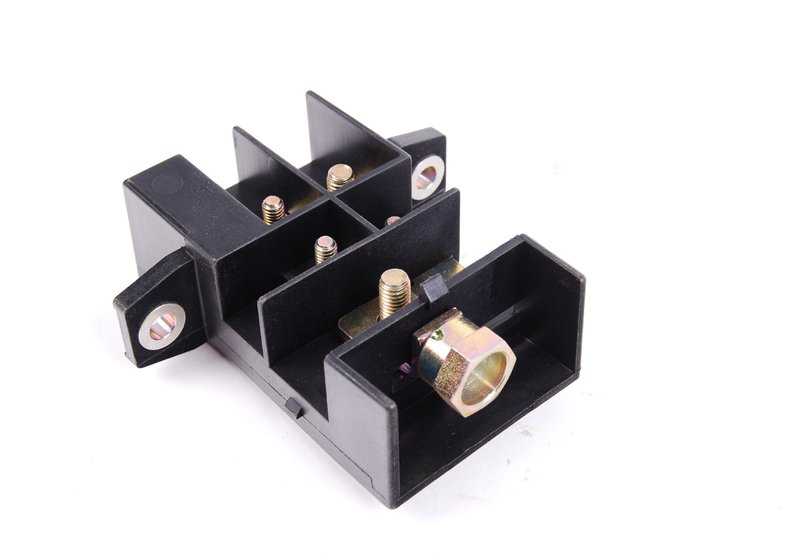 Battery support B+ OEM 12421433232 for BMW E36 (316i, 318i) and Z3. Compatible with battery models in the trunk. Original BMW.