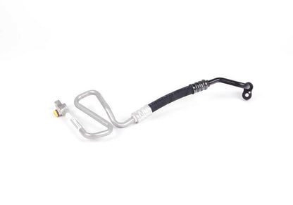 Tubería de alta presión A/A OEM 64538386357 para BMW E39 535i y 540i. Conecta compresor y condensador. Recambio original BMW.