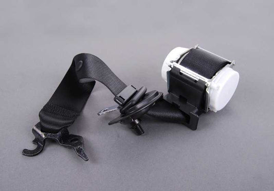Cinturón delantero izquierdo con limitador de fuerza OEM 72119117219 para BMW E87, E87N, E90, E90N, E91, E91N. Original BMW.
